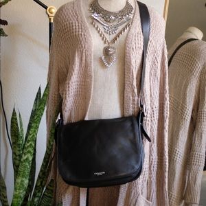 Coach Leather Saddle Bag